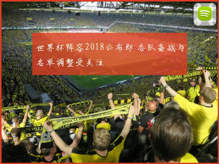 世界杯阵容2018公布即 各队备战与名单调整受关注