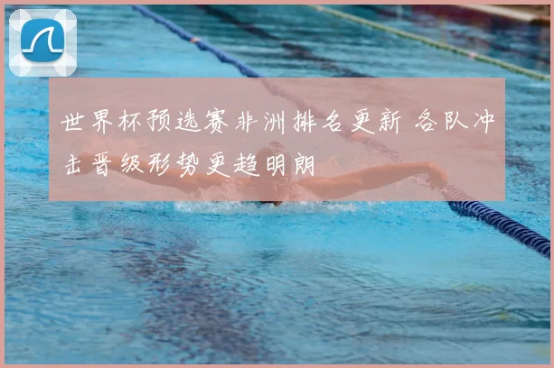 世界杯预选赛非洲排名更新 各队冲击晋级形势更趋明朗