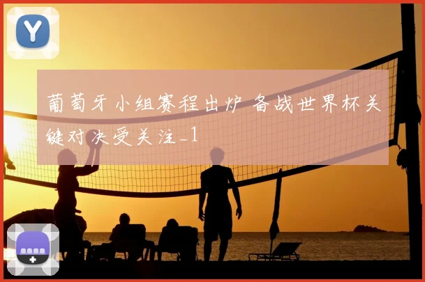 葡萄牙小组赛程出炉 备战世界杯关键对决受关注_1